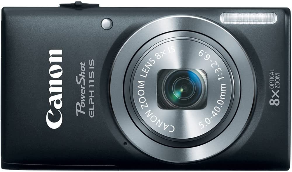 Canon PowerShot Elph 115 16MP Digital Camera with 2.7-Inch LCD (Black) (OLD MODEL)