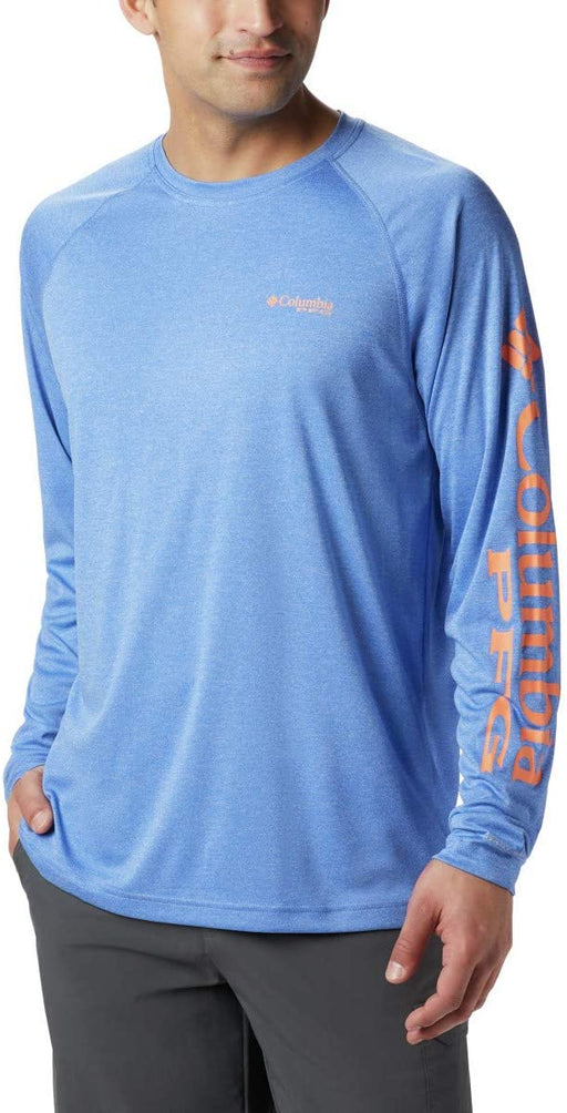 Columbia Mens PFG Terminal Tackle Heather Long Sleeve Shirt