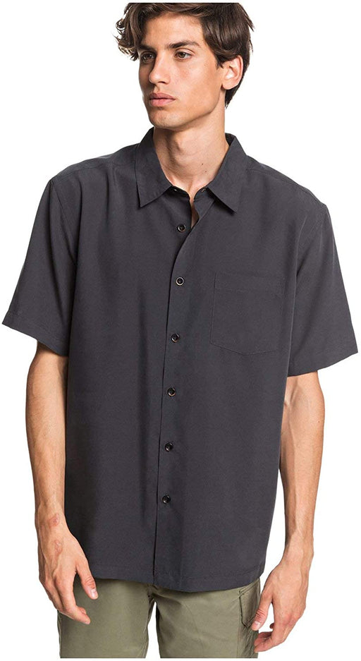 Quiksilver Waterman Men's Woven TOP, Black Cane Island, XX-Large