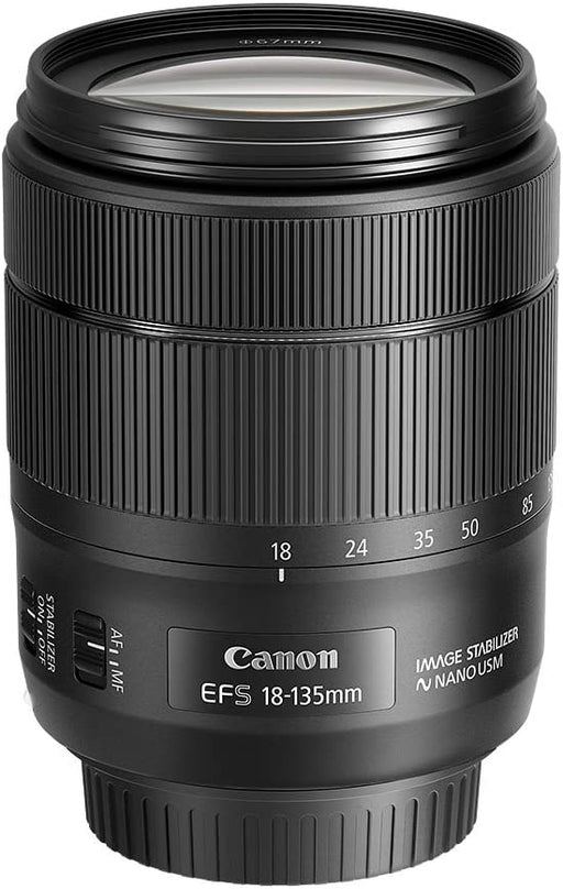 Canon EF-S 18-135mm f/3.5-5.6 Image Stabilization USM Lens (Black)