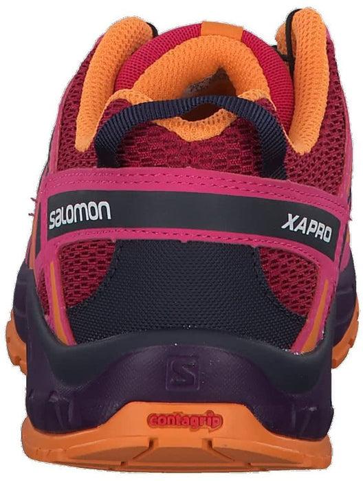 Salomon Kid's XA PRO 3D J Trail Running Shoes, Cerise, 2 Big Kid US