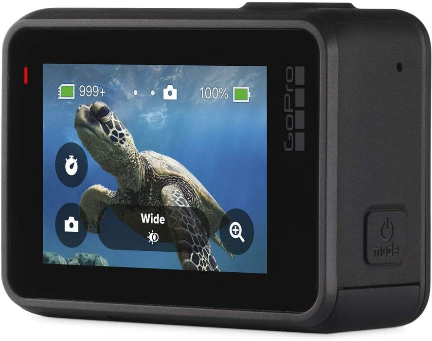 GoPro HERO7 Hero 7 Waterproof Digital Action Camera with 32GB Card + Tripod Standard Bundle (Black)
