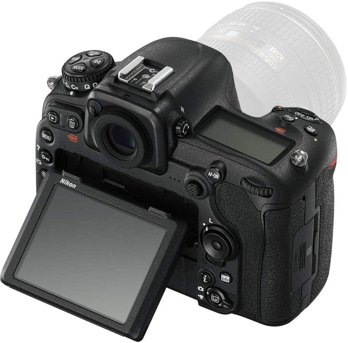 Nikon D500 DSLR Camera (Body Only) (1559) USA Model + Sony 64GB Tough SD Card + Camera Bag + Hand Strap + Portable LED Video Light + Memory Card Wallet + 12 Inch Flexible Tripod + More