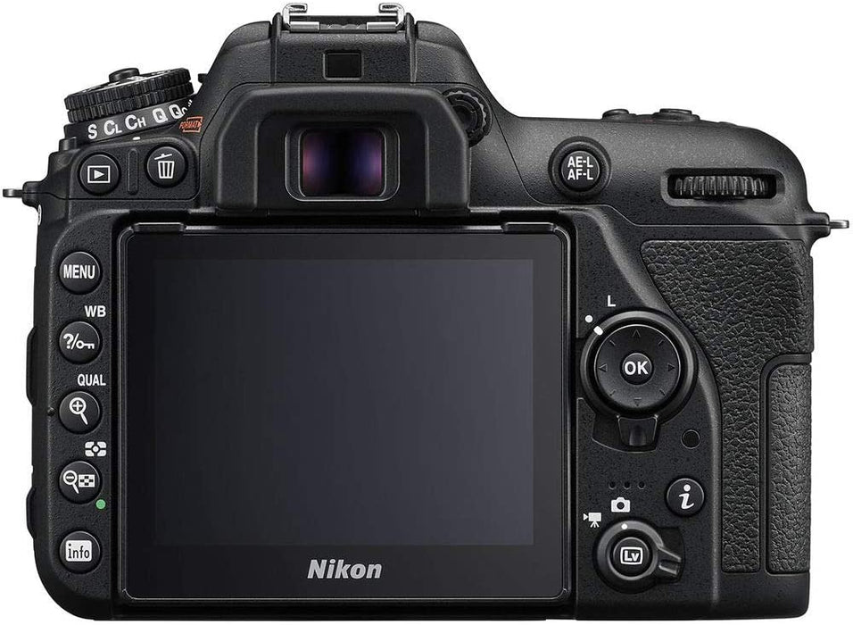 Nikon D7500 20.9MP DSLR Digital Camera with 18-55mm and 70-300mm Lenses (13543) USA Model Deluxe Bundle -Includes- Sandisk 64GB SD Card + Large Camera Bag + Filter Kit + Spare Battery + Telephoto Lens