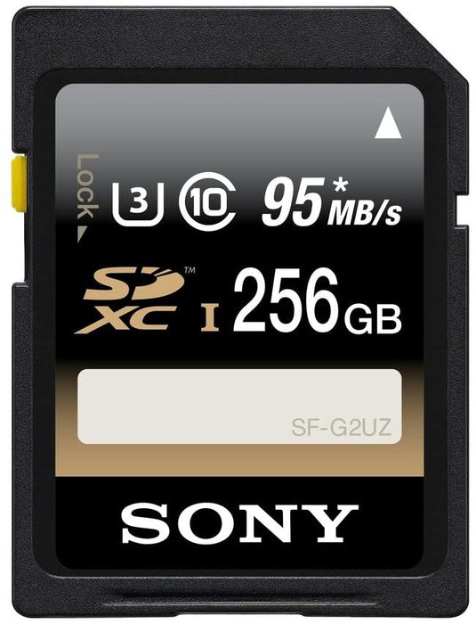 Sony 256GB High Performance Class 10 UHS-1/U3 SDHC up to 95MB/s Memory Card (SF16UZ/TQN)