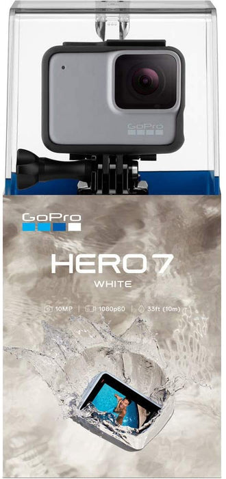 GoPro HERO7 Hero 7 Waterproof Digital Action Camera with 16GB microSD Card Base Bundle (White)