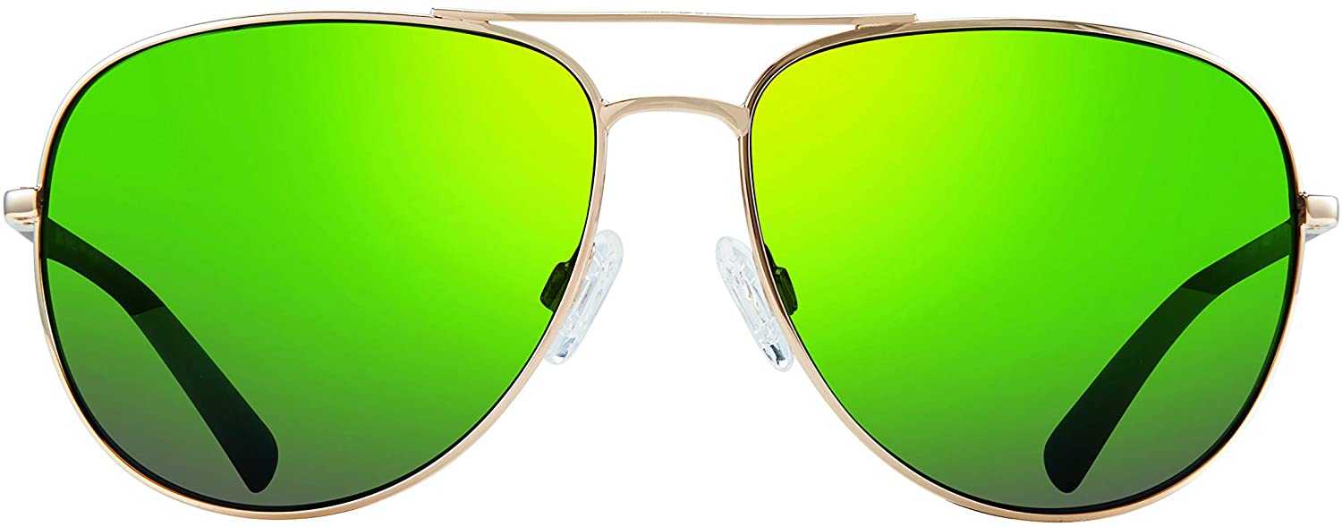 Revo Polarized Sunglasses Tarquin Aviator Frame 61 mm