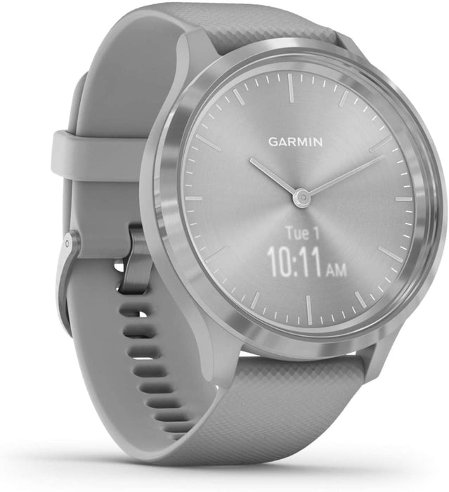 Garmin vivomove 3s, Smaller-sized Hybrid Smartwatch with Real Watch Hands and Hidden Touchscreen Display