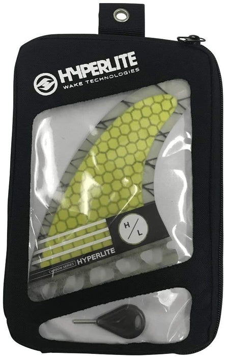 Hyperlite 4.5 Carbon Surf Fin Set W/Key (3-Pack) 4.75in
