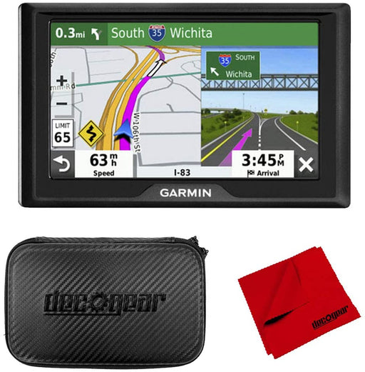 Garmin Drive 52 5" GPS Navigator and 7" EVA Case Bundle (2019 Model)