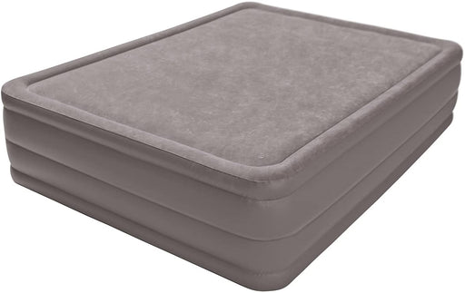 Intex Foam Top Elevated Airbed with Built-in Pump, Queen, Bed Height 20"