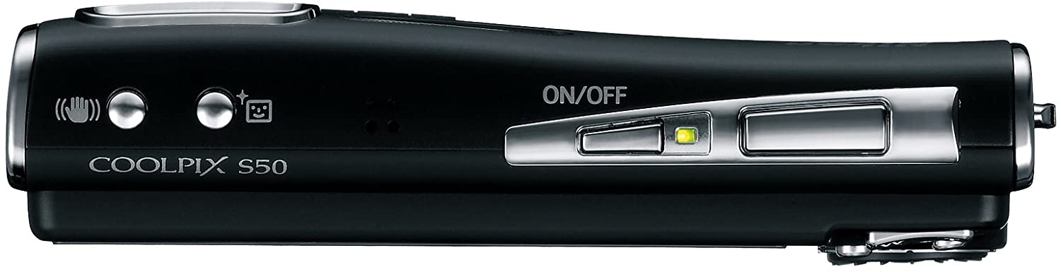 Nikon Coolpix S50 7.2MP Digital Camera with 3x Optical Vibration Reduction Zoom (Black)