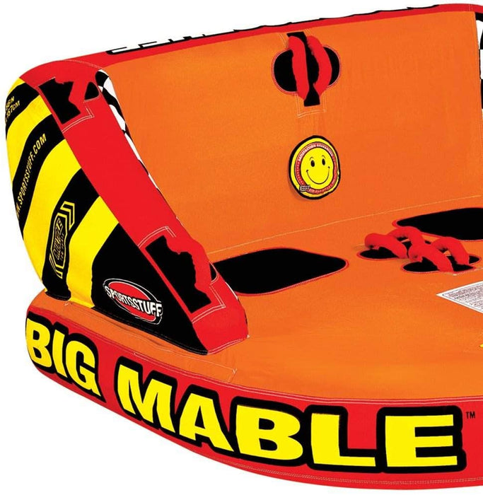 SportsStuff Inflatable Big Mable Sitting Double Rider Towable Boat Tube (2 Pack)