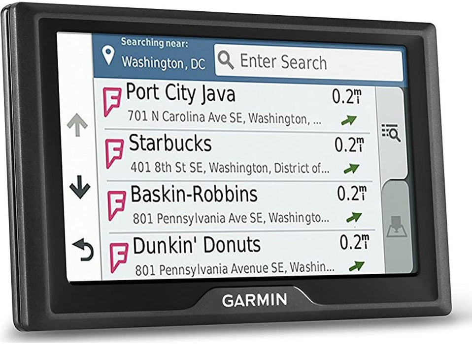 Garmin Drive 61 LM GPS Navigator with Driver Alerts USA (010-01679-0B) w/Accessories Bundle Includes, Dual 12V Car Charger, Hardshell Case for 7-Inch Tablets, Bamboo Stylus Mini + More