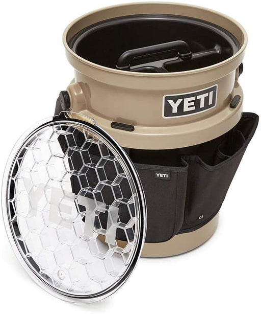 YETI Loadout Fully-Loaded Bucket, Fishing/Utility Bucket with Accessories, Loaded Tan