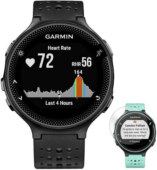 Garmin Forerunner 235 GPS Sport Watch with Wrist-Based Heart Rate Monitor + Deco Gear Screen Protector Forerunner 235 Watch