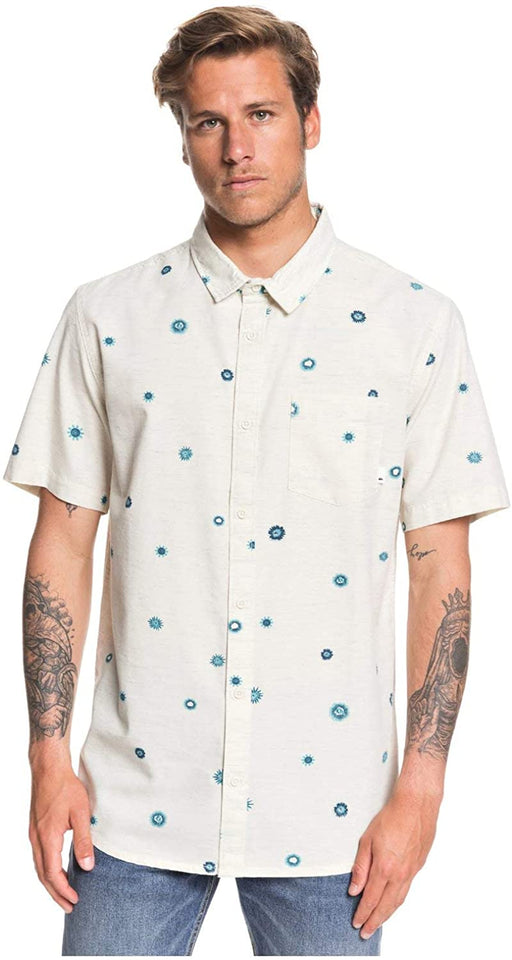 Quiksilver Men's Faded Sun Regular Short Sleeve Woven