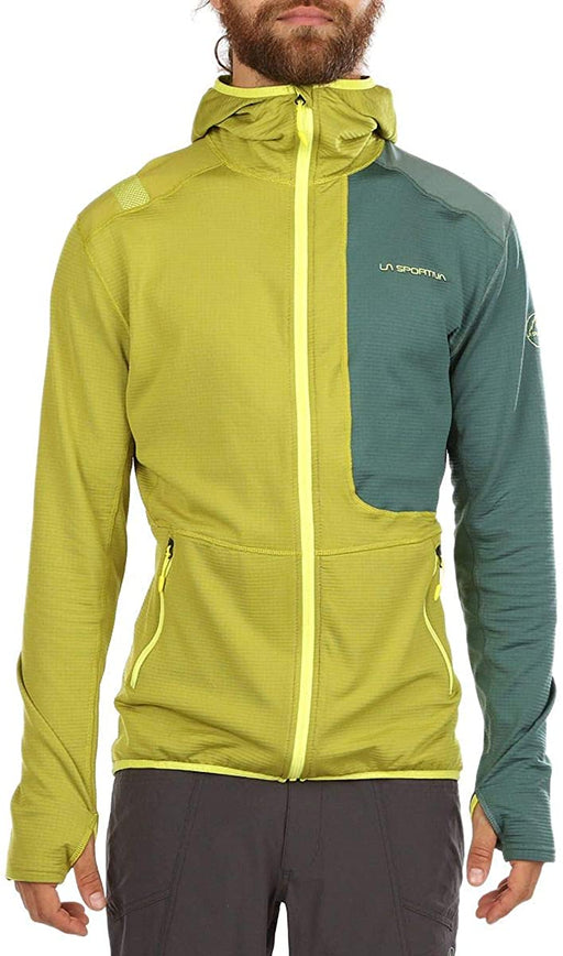 La Sportiva Upendo Hooded Fleece Jacket - Men's Kiwi/Pine, XL