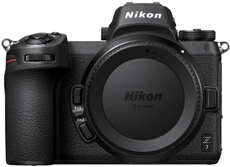 Nikon Z7 45.7MP FX-Format Full-Frame 4K Mirrorless Camera Body Bundle with Mount Adapter FTZ for Using F-Mount Nikkor Lenses On Z Mirrorless Cameras