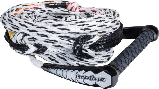PROLINE Waterski Handle and 75' - 5 Section Rope Package, 13" Clutch Hexagon Rubber Grip Handle