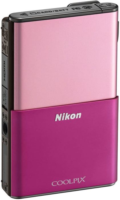 Nikon Coolpix S80 14.1 MP Digital Camera with 3.5-Inch OLED Touchscreen and 5x Wide-Angle Zoom Nikkor ED Lens (Pink)