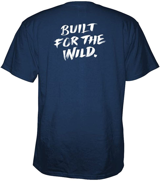 YETI Built for The Wild Pocket T-Shirt Short Sleeve Navy Blue Small