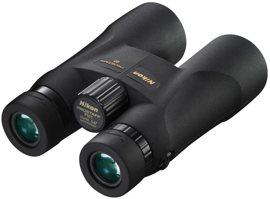 Nikon 7573 PROSTAFF 5 12X50mm Binoculars Bundle with Nikon Lens Pen and Lumintrail Cleaning Cloth