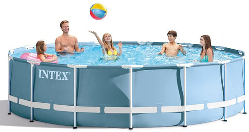 Intex 15ft X 42in Prism Frame Pool Set with Filter Pump, Ladder