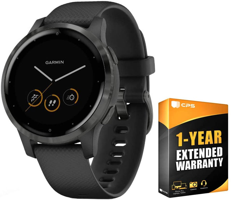 Garmin Vivoactive 4S GPS Smartwatch with Music & Fitness Activity Tracker & Health Monitor Apps (Dust Rose/Gold) 010-02172-31 4 S Bundle with Security Extension