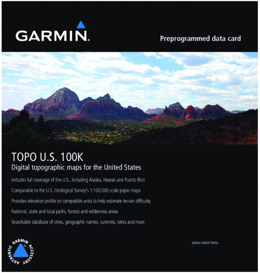 Garmin TOPO! 2004 Full Coverage U.S. Map microSD Card