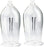 GSI Outdoors 79332 Packable Champagne Flute Set, Clear