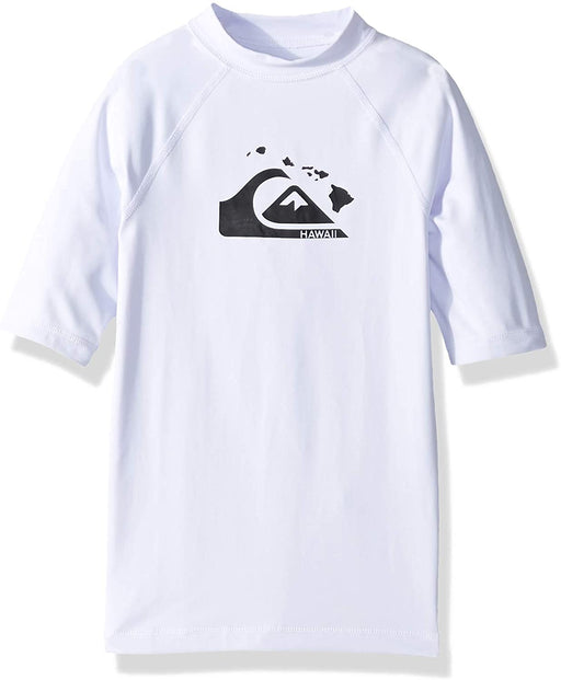 Quiksilver Boys' Big Island Chains Short Sleeve Surf Tee Rashguard