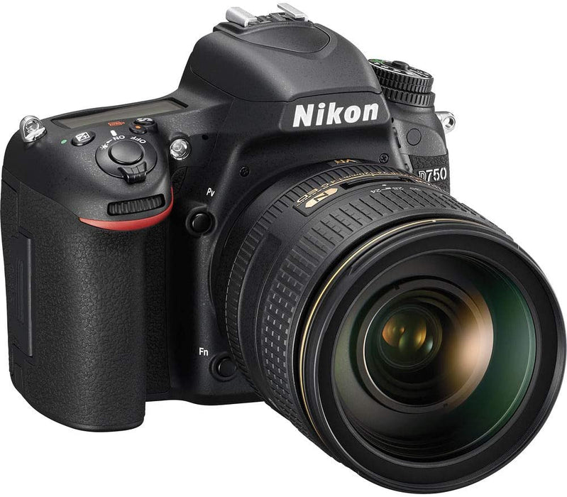 NIKON D750 Digital Camera 24-120mm F/4 VR Lens (International Model) - 128GB - Case - EN-EL15 Battery - Sigma EF530 ST - 28mm f/1.4 DG HSM Art Lens F - 24-70mm f 2.8 DG OS HSM Art Lens EF