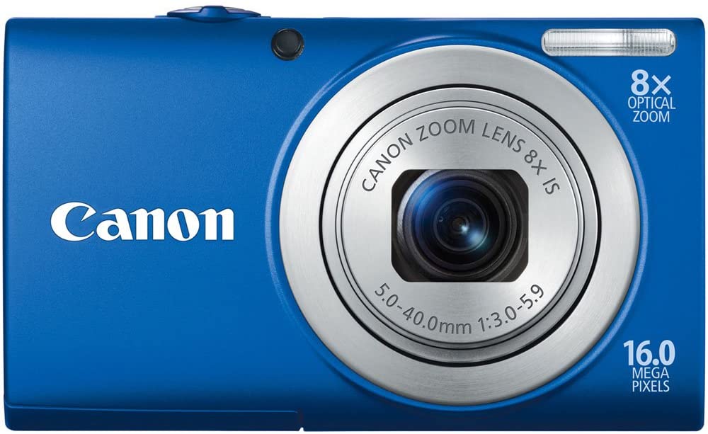 Canon PowerShot A4000IS 16.0 MP Digital Camera with 8x Optical Image Stabilized Zoom 28mm Wide-Angle Lens with 720p HD Video Recording and 3.0-Inch LCD (Black)