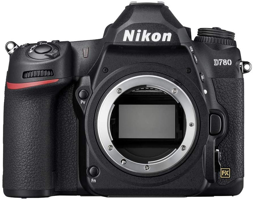Nikon D780 FX-Format DSLR Camera Body Bundle with Case, 64GB SD Card, Extra Battery, Corel PC Software Kit
