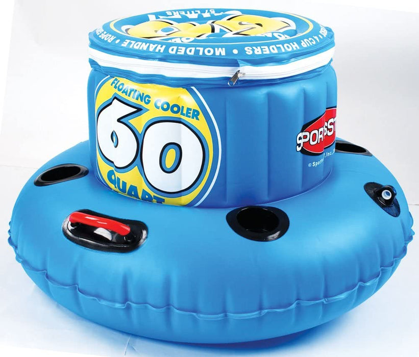 SPORTSSTUFF Inflatable Floating Cooler, 60 Quart