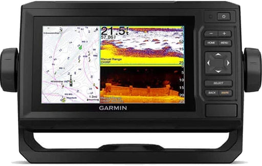 Garmin ECHOMAP UHD 64Cv, 6" Keyed Chartplotter with U.S. BlueChart G3 and GT24UHD-TM Transducer