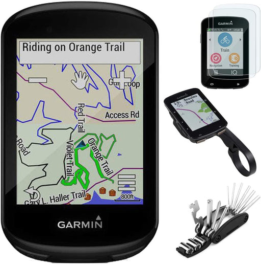 Garmin 010-02061-00 Edge 830 GPS Cycling Computer Bundle with Screen Protector, Scratch Resistant Tempered Glass, Bike Mount Edge GPS Series and 16-in-1 Multi-Function Bike Tool Kit