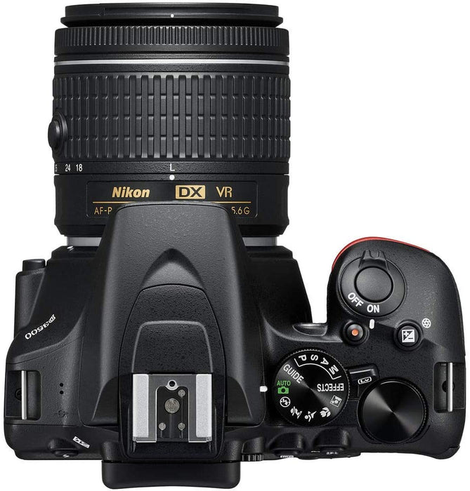 Nikon D3500 24.2MP DSLR Digital Camera with 18-55mm and 70-300mm Lenses (1588) USA Model Deluxe Bundle -Includes- Sandisk 64GB SD Card + Large Camera Bag + Filter Kit + Spare Battery + Telephoto Lens