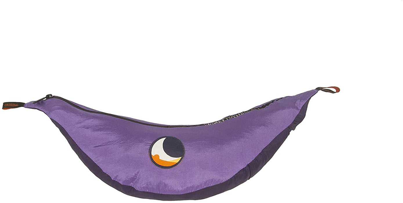 Ticket to the Moon Fair Trade & Handmade 1-2 Person King Size Lightweight Hammock for Traveling, Camping and Everyday Use, XXL, only 700g, Parachute-Silk, Set-Up < 1 min.