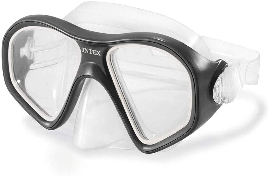 Intex Reef Rider Sport Swim Pool Diving Goggle Mask Snorkeling Set, 14 to Adult