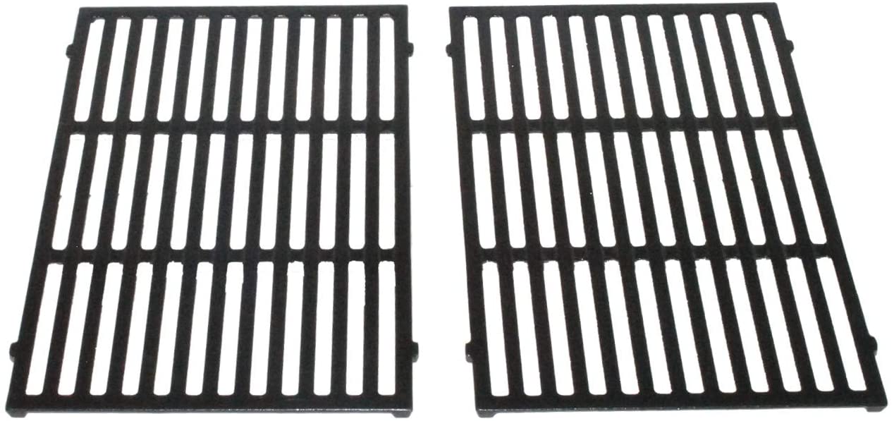 Weber 69801 2PK CI Cooking Grates for Some Front Mounted Control Panel Spirit 300 Series Grills
