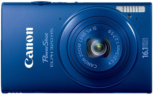 Canon PowerShot ELPH 320 HS 16.1 MP Wi-Fi Enabled CMOS Digital Camera with 5x Zoom 24mm Wide-Angle Lens with 1080p Full HD Video and 3.2-Inch Touch Panel LCD (Black)