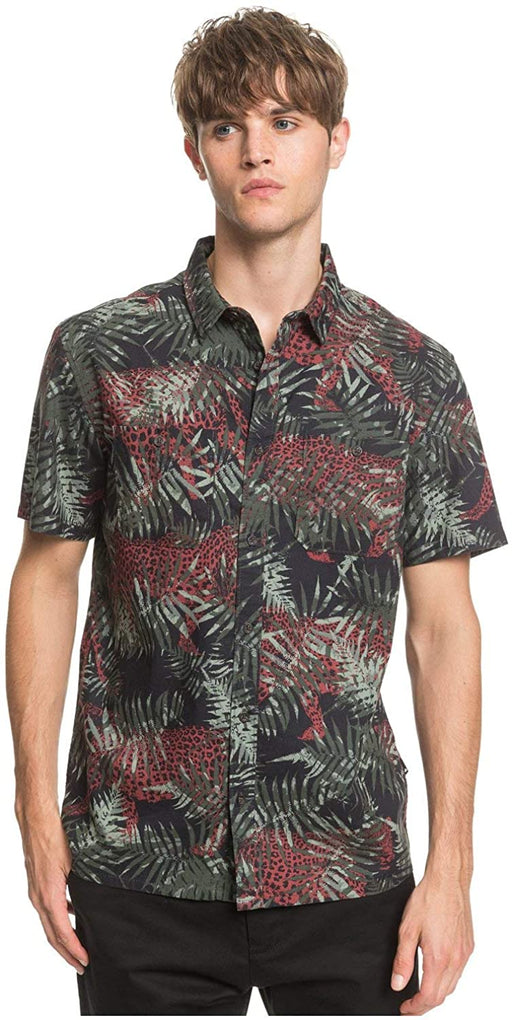 Quiksilver Men's Camocat Short Sleeve Woven