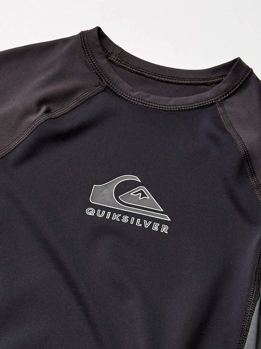 Quiksilver Boys' Big Backwash Short Sleeve Youth Rashguard 50+ Sun Protection