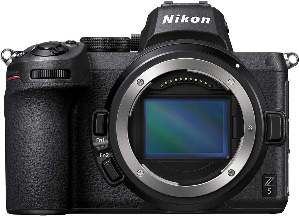 Nikon Z 5 Mirrorless Digital Camera (Body Only) USA Model (1649) + EN-EL15 Battery + SanDisk 64GB Card + Case + 12 Inch Flexible Tripod + Deluxe Cleaning Set + HDMI Cable + Hand Strap + More