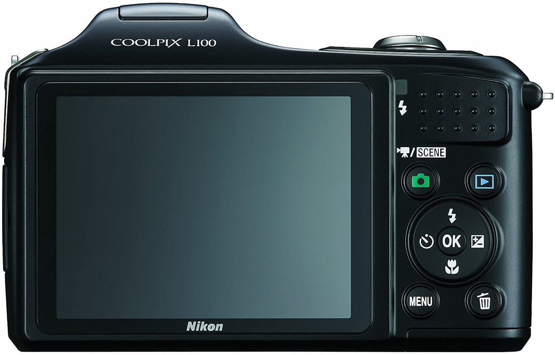 Nikon Coolpix L100 10 MP Digital Camera with 15x Optical Vibration Reduction (VR) Zoom