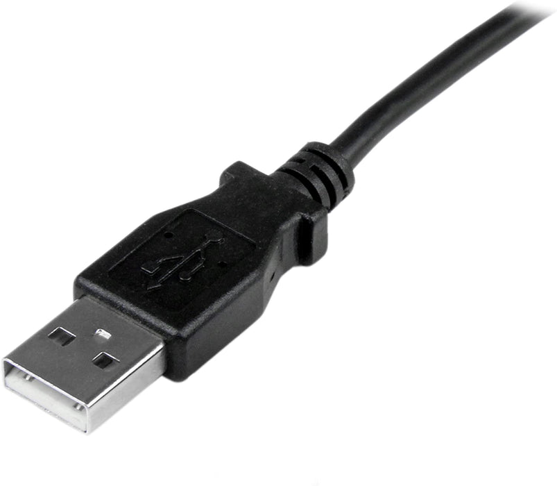Garmin USB Cable, Frustration-Free Packaging & StarTech.com 1m Mini USB Cable Cord - A to Up Angle Mini B - Up Angled Mini USB Cable - 1x USB A (M), 1x USB Mini B (M) - Black (USBAMB1MU)