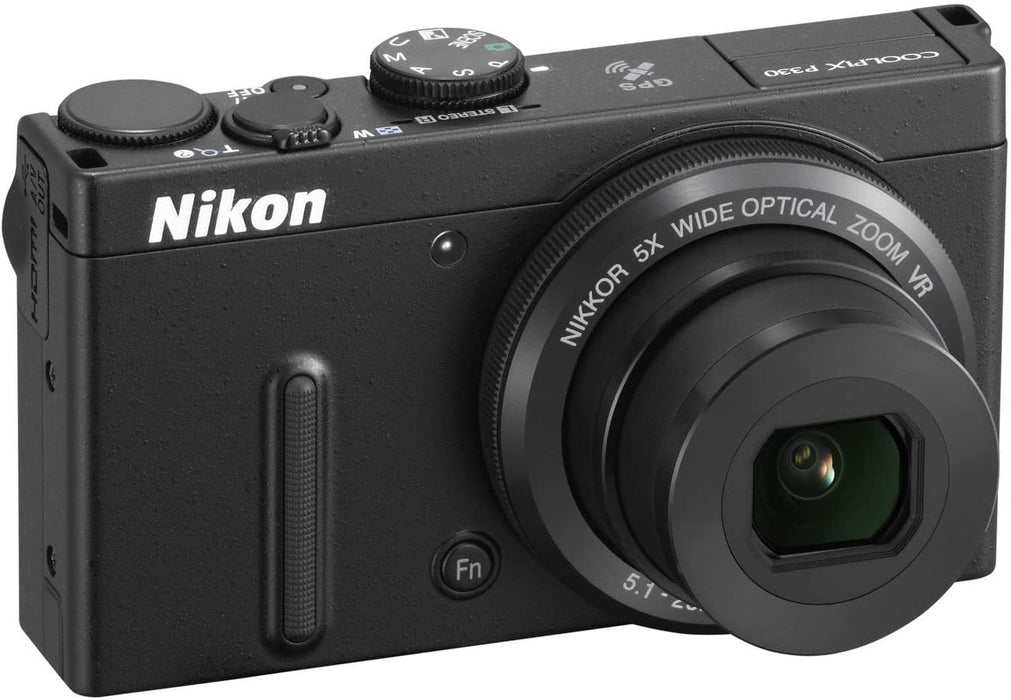Nikon COOLPIX P330 12.2 MP Digital Camera with 5x Zoom (Black) (OLD MODEL)