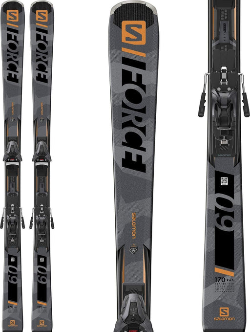 Salomon S/Force 9 Skis w/ Z12 GW Bindings Mens
